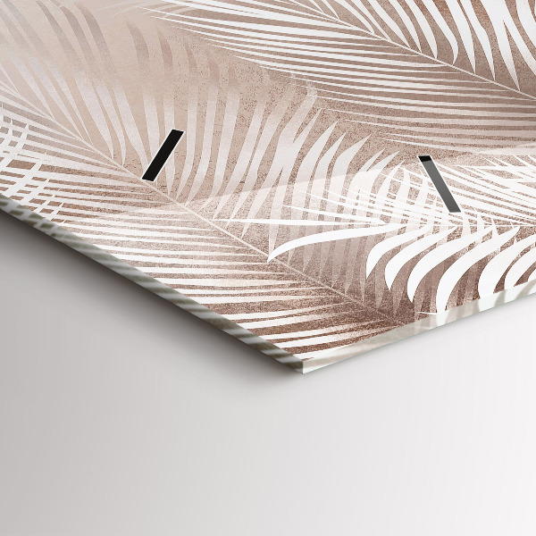 Horizontale Uhr mit motiv Tropische Blätter