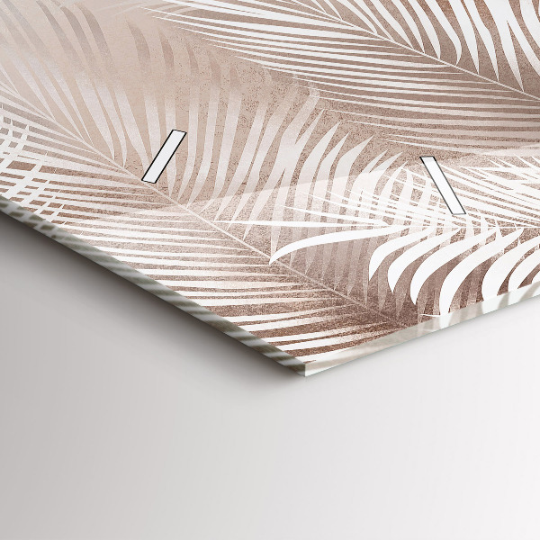 Horizontale Uhr mit motiv Tropische Blätter