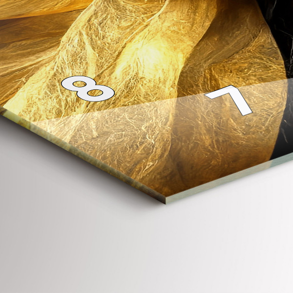 Horizontale Uhr Elegante Abstraktion