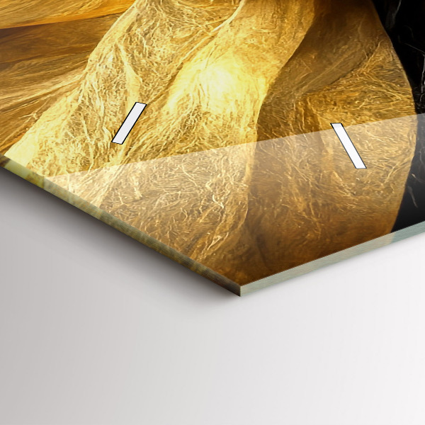 Horizontale Uhr Elegante Abstraktion