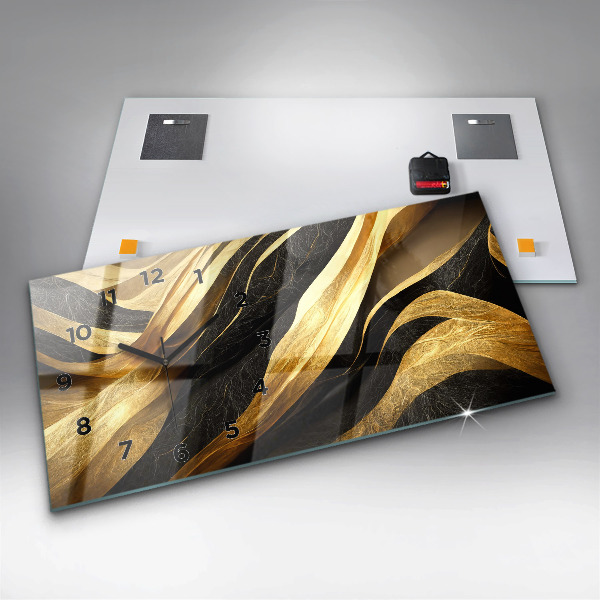 Horizontale Uhr Elegante Abstraktion