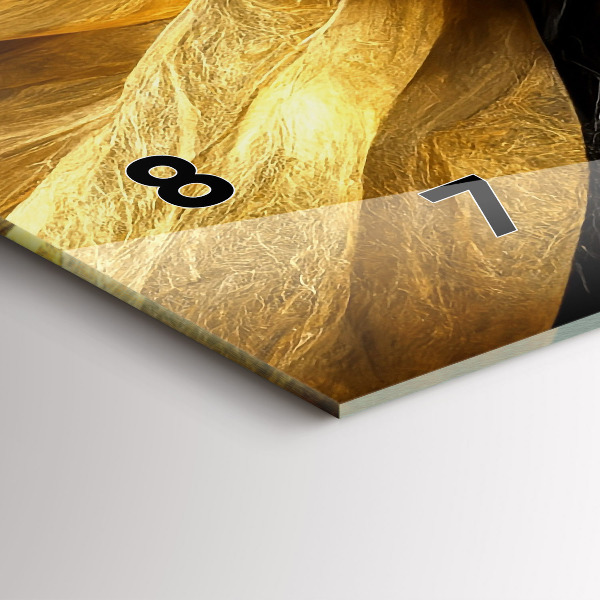 Horizontale Uhr Elegante Abstraktion