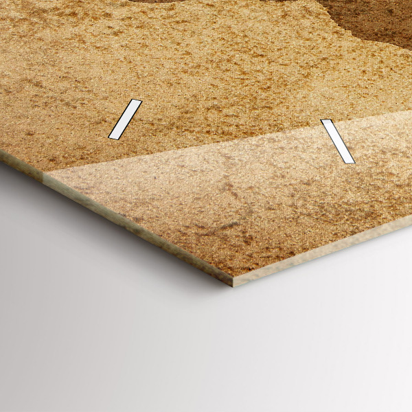 Horizontale Uhr Alte Weltkarte