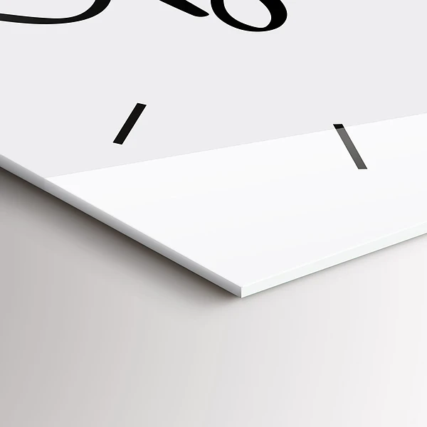 Horizontale Uhr mit motiv Inschrift Bon voyage