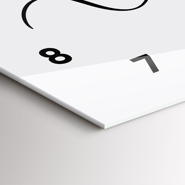 Horizontale Uhr Erinnerungen Inschrift