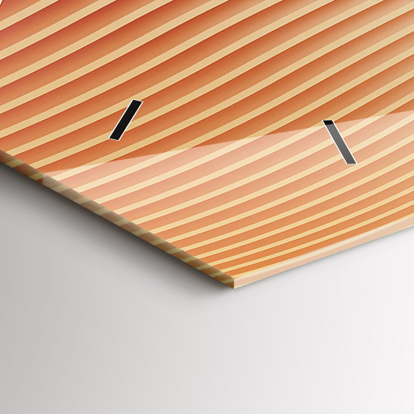 Horizontale Uhr Wellen abstraktes Muster