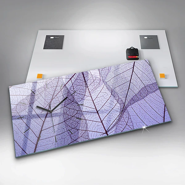Horizontale Uhr mit motiv Natur Blätter