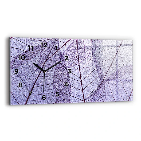 Horizontale Uhr mit motiv Natur Blätter