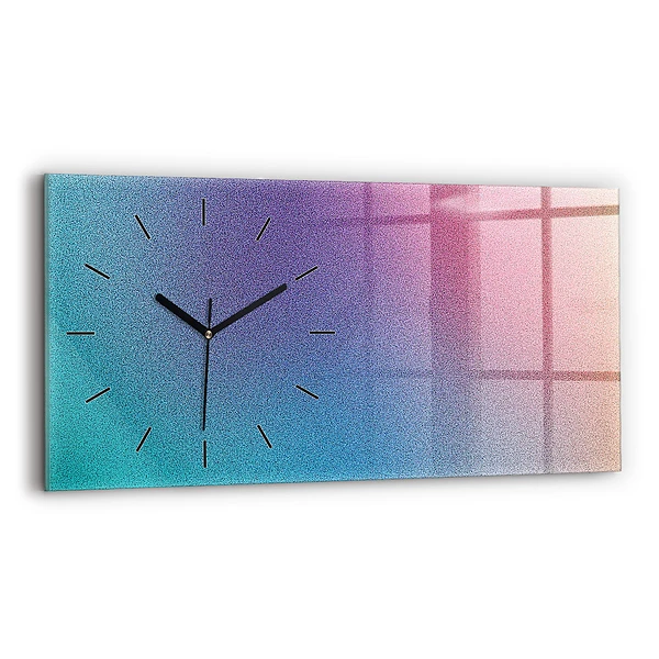 Horizontale Uhr mit motiv Muster mit Farbverlauf