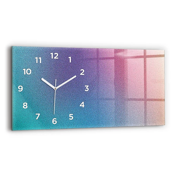 Horizontale Uhr mit motiv Muster mit Farbverlauf