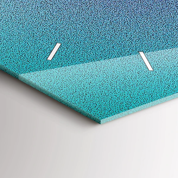 Horizontale Uhr mit motiv Muster mit Farbverlauf