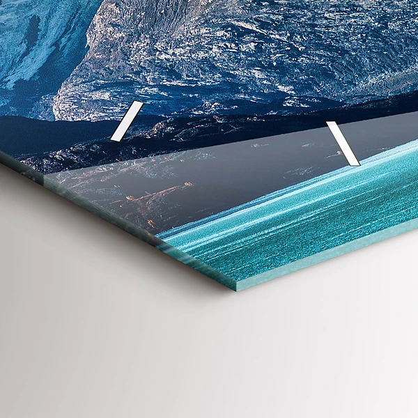 Horizontale Uhr mit motiv Walfisch Wasser
