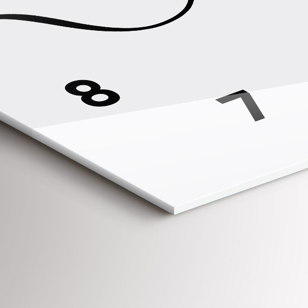 Horizontale Uhr Abenteuerliche Inschrift