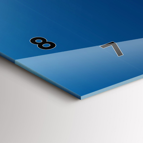 Horizontale Uhr mit motiv Ornamentale Abstraktion