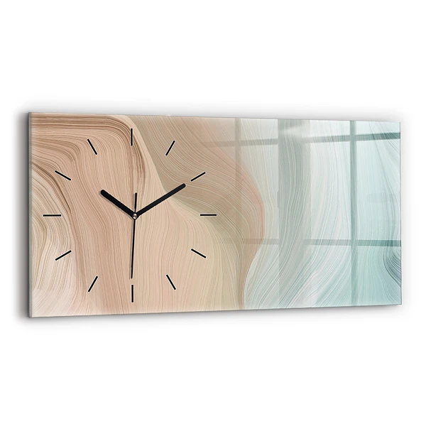 Horizontale Uhr Abstraktion einer Welle