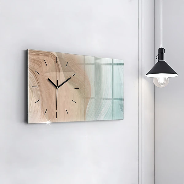 Horizontale Uhr Abstraktion einer Welle