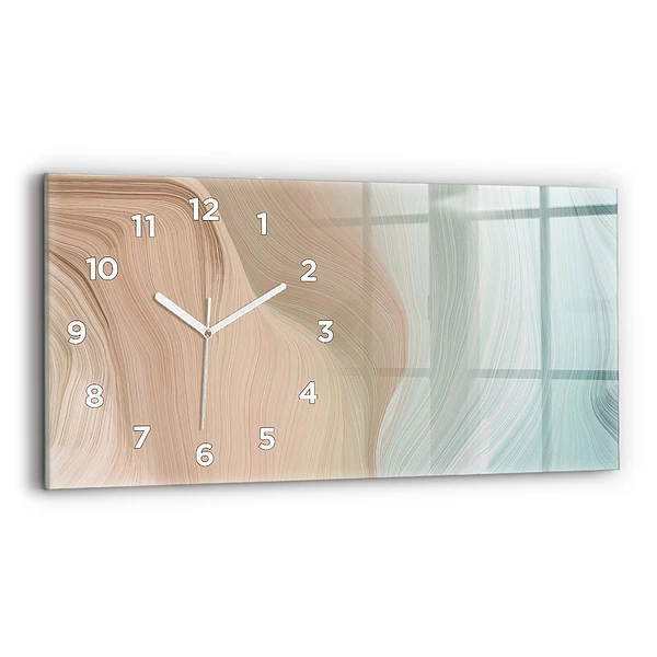 Horizontale Uhr Abstraktion einer Welle