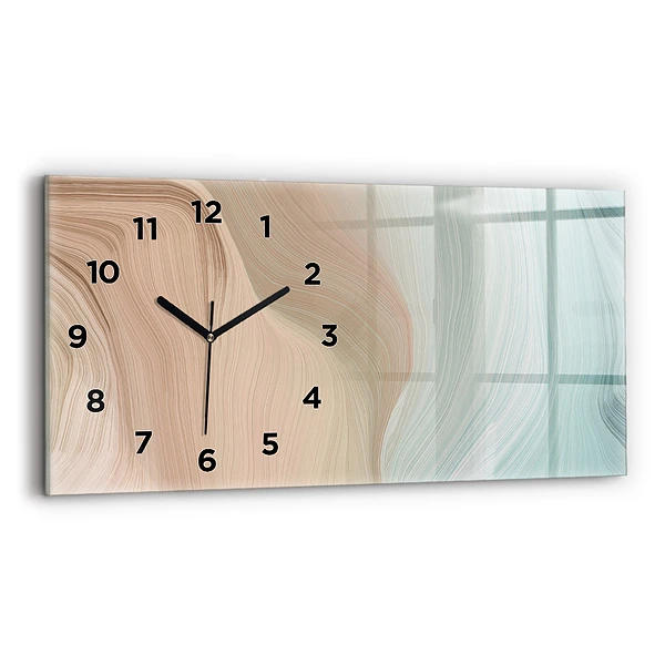 Horizontale Uhr Abstraktion einer Welle