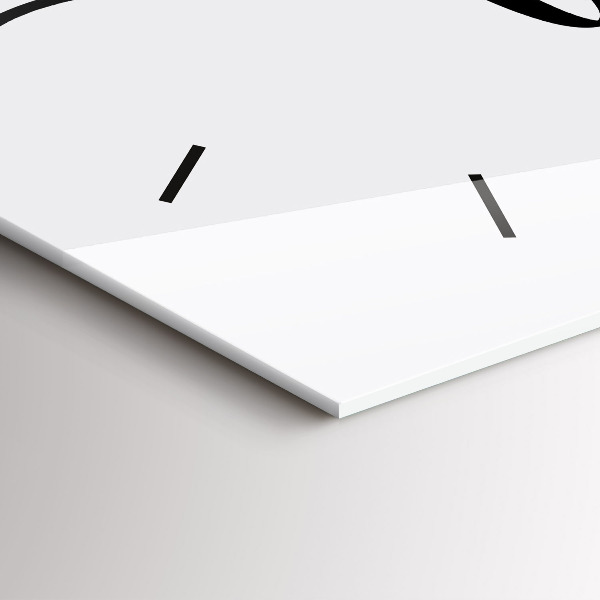 Horizontale Uhr Familieninschrift