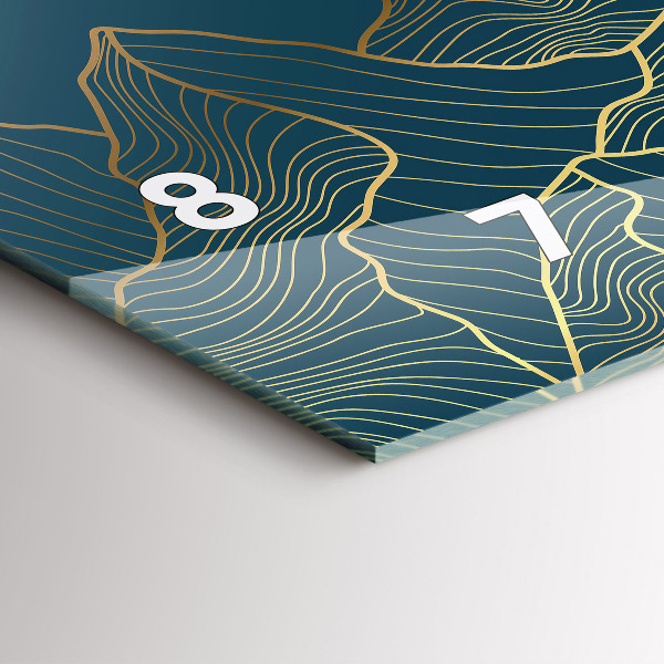 Horizontale Uhr Skizze von Bergen