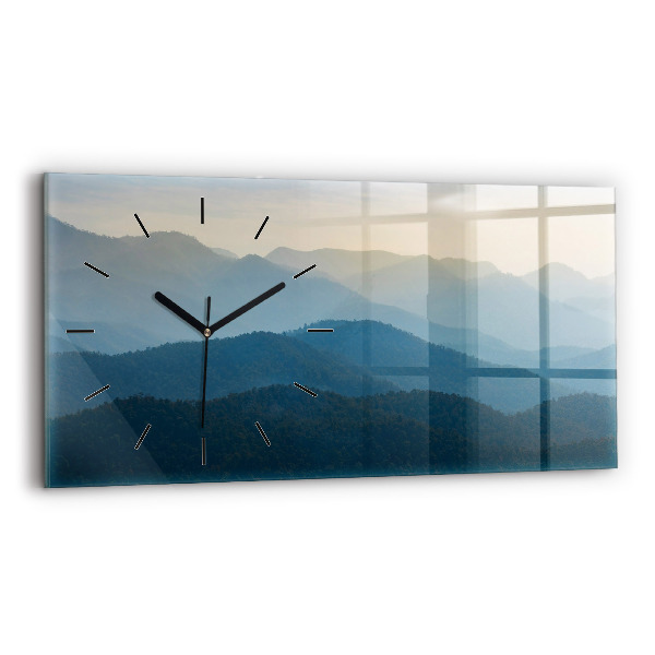 Horizontale Uhr mit motiv Abstrakte Landschaft