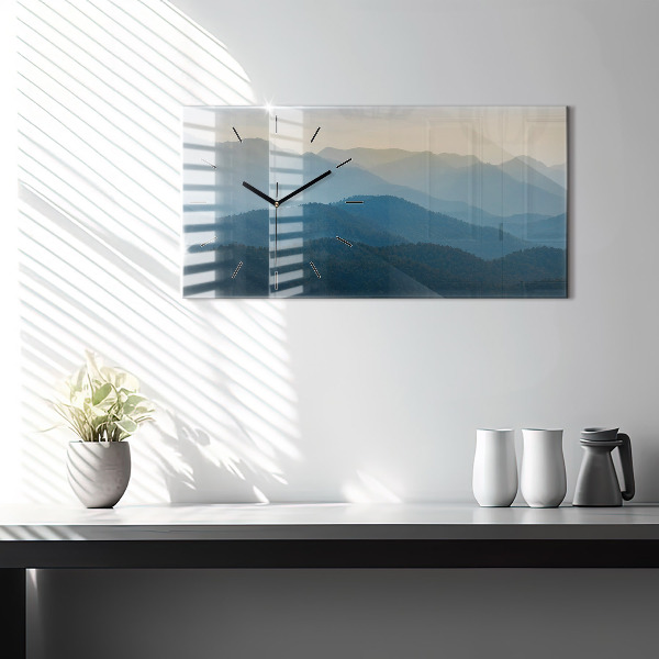 Horizontale Uhr mit motiv Abstrakte Landschaft