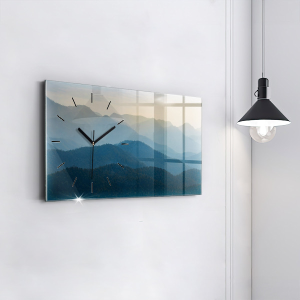 Horizontale Uhr mit motiv Abstrakte Landschaft