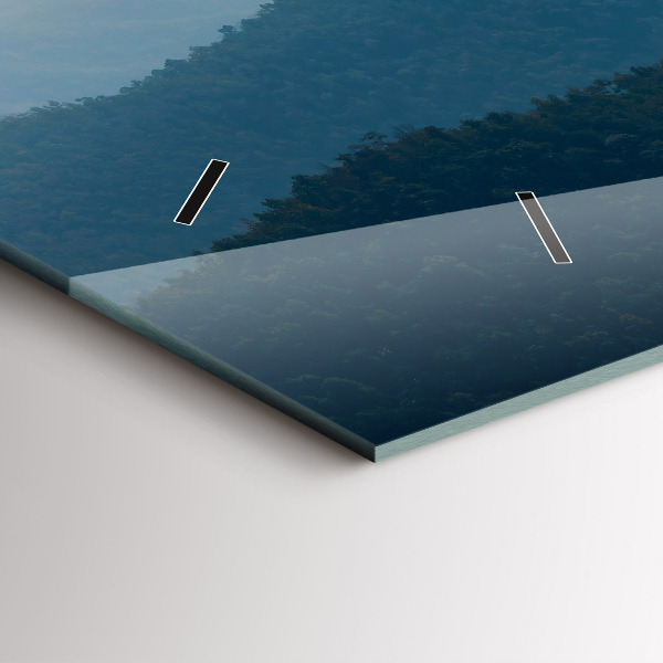 Horizontale Uhr mit motiv Abstrakte Landschaft