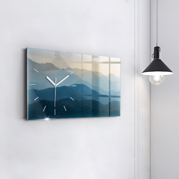 Horizontale Uhr mit motiv Abstrakte Landschaft