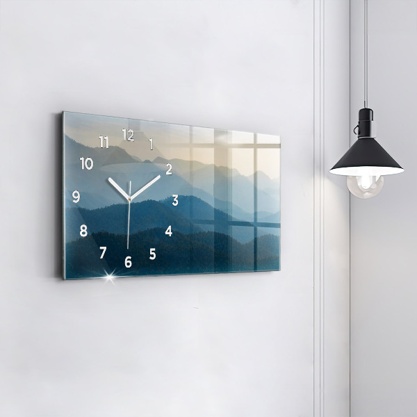 Horizontale Uhr mit motiv Abstrakte Landschaft