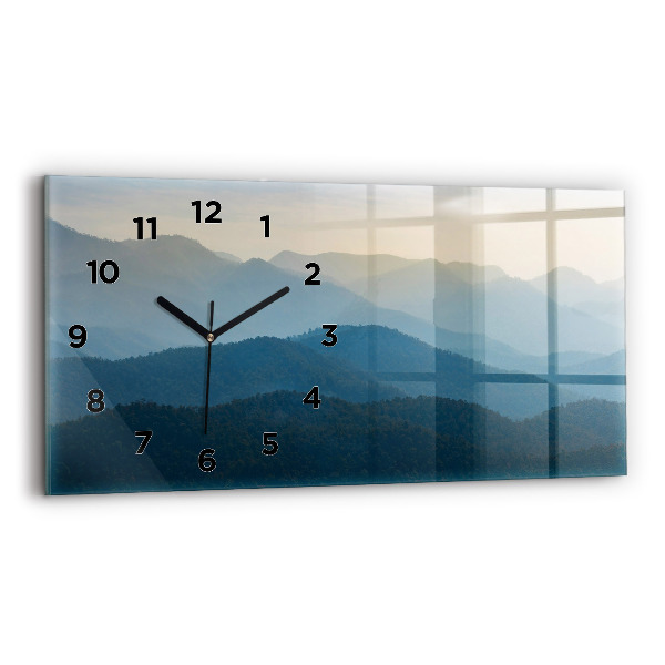 Horizontale Uhr mit motiv Abstrakte Landschaft