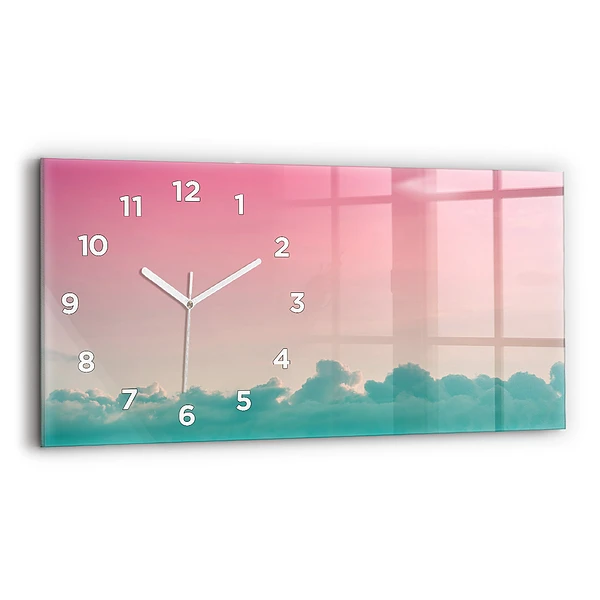 Horizontale Uhr Himmel mit Farbverlauf