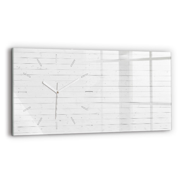 Horizontale Uhr Holzplatten Muster