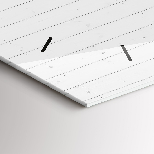 Horizontale Uhr Holzplatten Muster