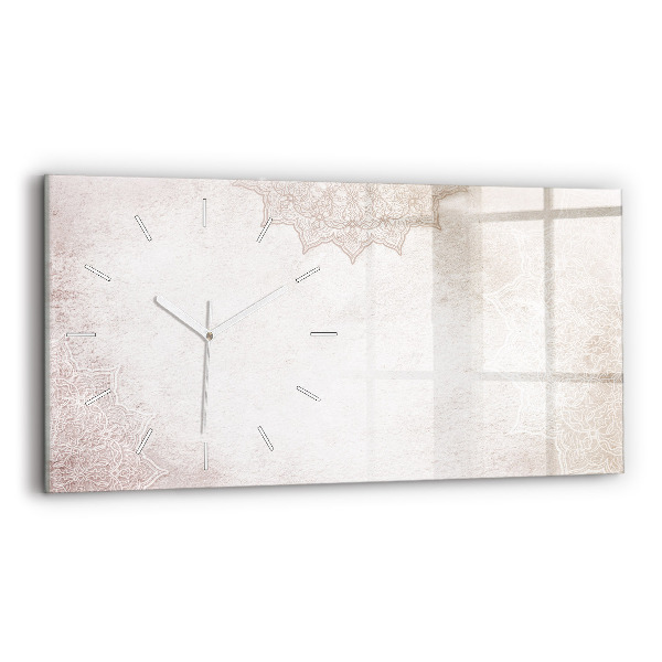 Horizontale Uhr Dekoratives Muster