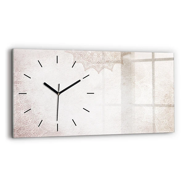 Horizontale Uhr Dekoratives Muster