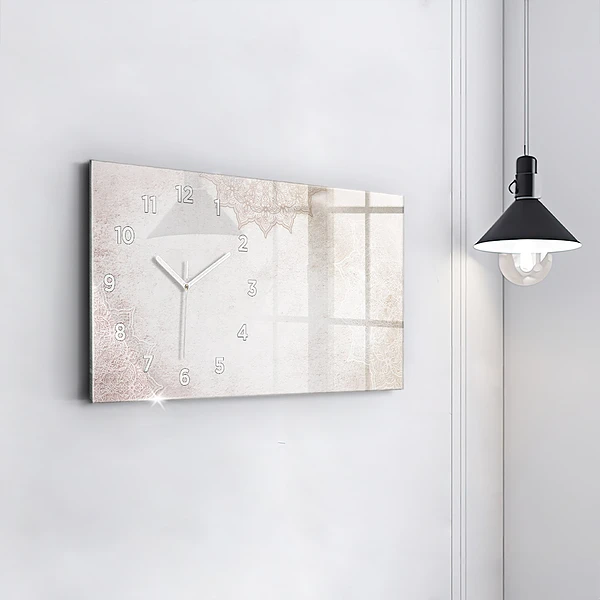 Horizontale Uhr Dekoratives Muster