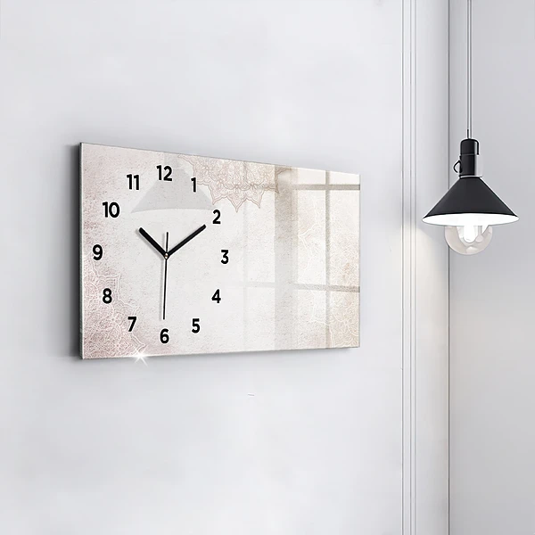 Horizontale Uhr Dekoratives Muster