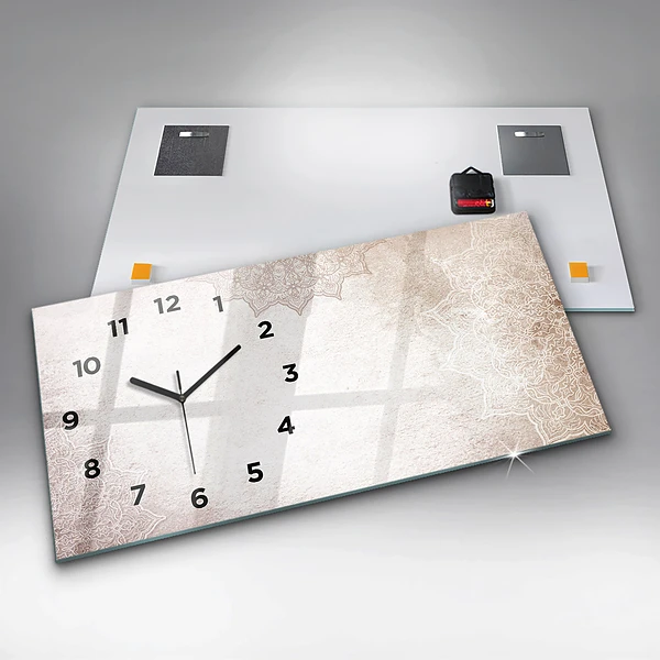 Horizontale Uhr Dekoratives Muster