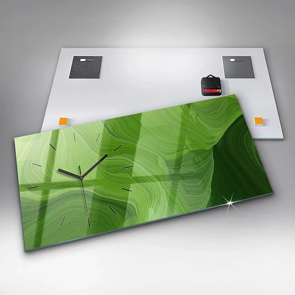 Horizontale Uhr mit motiv Moderne Wellen