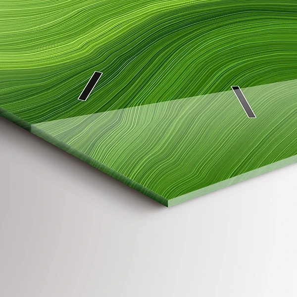 Horizontale Uhr mit motiv Moderne Wellen