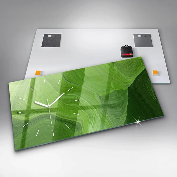 Horizontale Uhr mit motiv Moderne Wellen