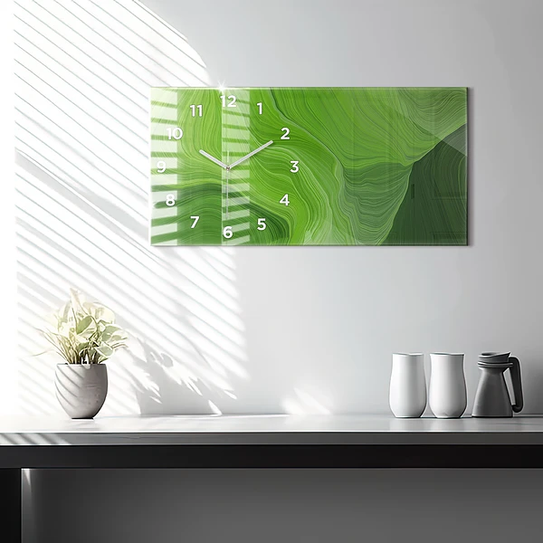 Horizontale Uhr mit motiv Moderne Wellen
