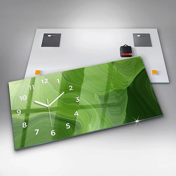 Horizontale Uhr mit motiv Moderne Wellen