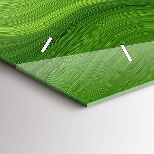 Horizontale Uhr mit motiv Moderne Wellen
