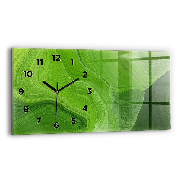 Horizontale Uhr mit motiv Moderne Wellen