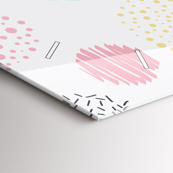 Horizontale Uhr mit motiv Geometrisches Muster