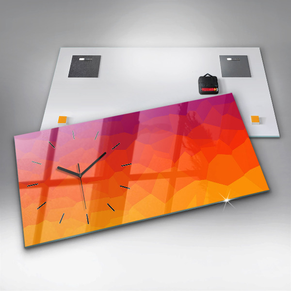 Horizontale Uhr Sonnenaufgang