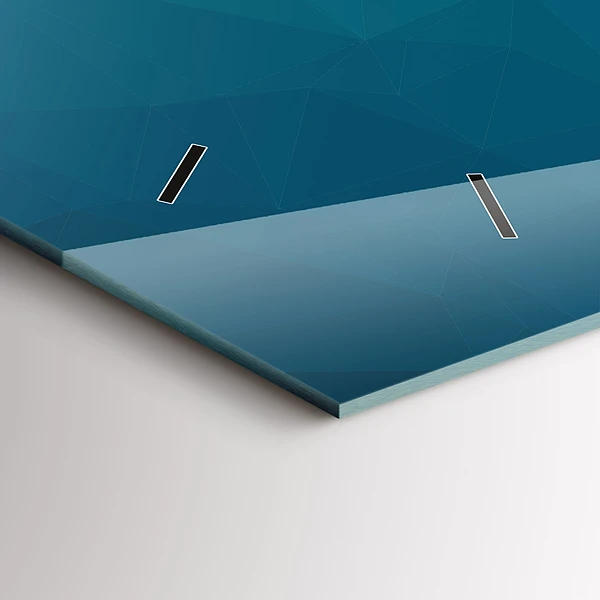 Horizontale Uhr mit motiv Marine Abstraktion