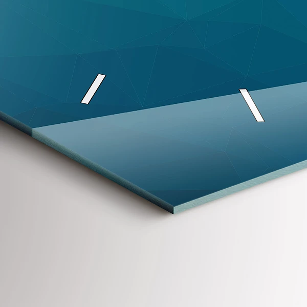 Horizontale Uhr mit motiv Marine Abstraktion